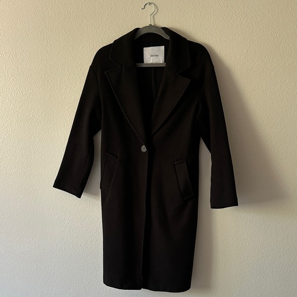 Bershka Black Trench Coat for Women - Picture 1 of 4